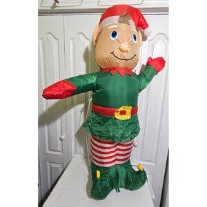 Christmas Elf Inflatable 4 Ft Outdoor Decor Lawn Yard Holiday Decoration Blow up
